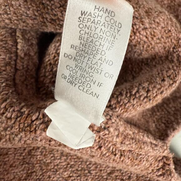 J. Jill Sweater Womens 2X Brown Heather V-Neck Tunic Oversized Pullover Knit - Picture 7 of 10